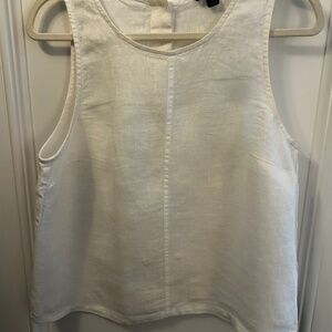 J. Crew Linen Button Back Tank